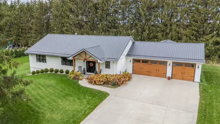 Mark Fesal Custom Built Home Drone Shot