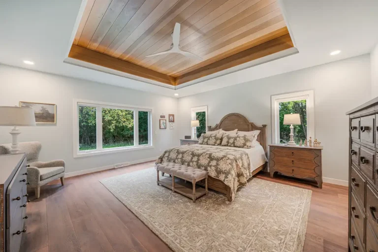 Mark Fesal Custom Built Home Interior Bed Room