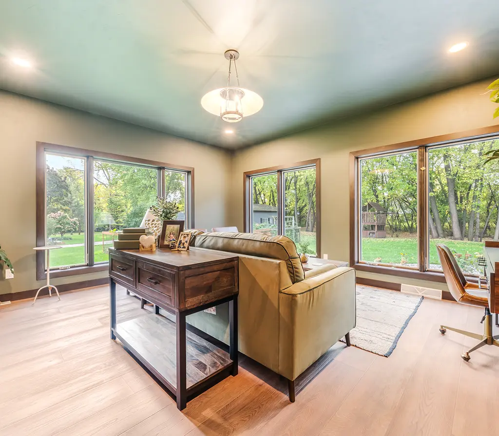Custom Home Interior Sunroom