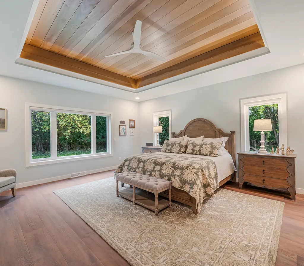 Custom Home Interior Bedroom
